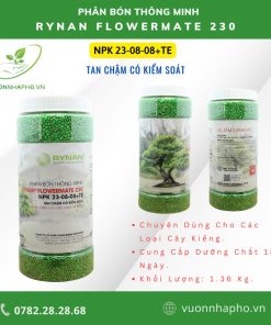 Thông tin Phân Bón Thông Minh Rynan Flowermate 230 (NPK 23-08-08+TE) hũ 1.25 KG