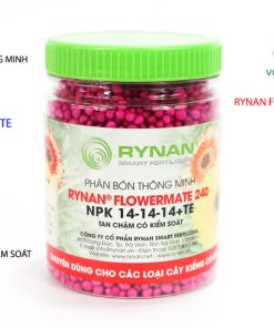 Phân bón thông minh Rynan Flowermate 240 (NPK 14-14-14+TE) Hũ 150 Gram