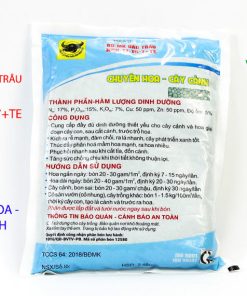 Phía sau Phân bón đầu trâu BĐ-MK NPK 17-15-7+TE Bao 1 Kg