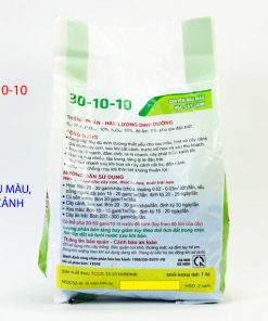 Phía sau Phân bón đầu trâu BĐ-MK NPK 30-10-10 bao 1 Kg