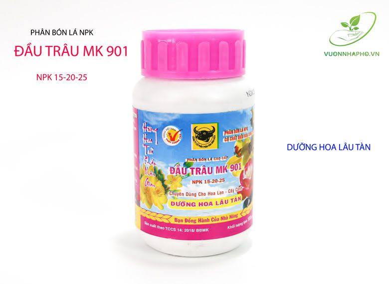 Phía trước phân bón lá đầu trâu MK 901